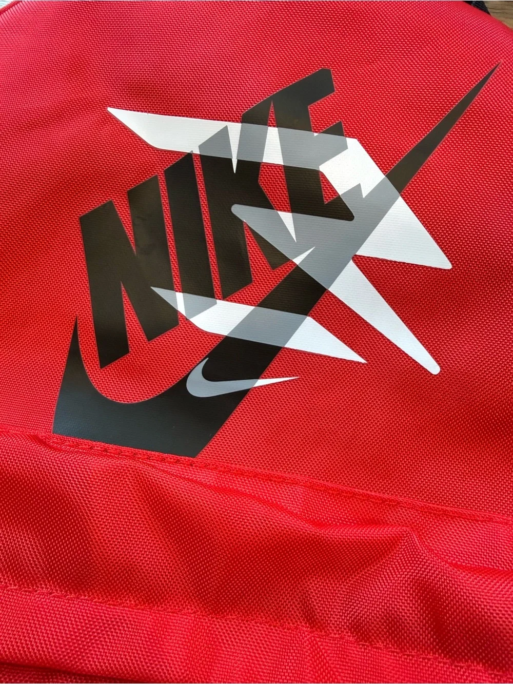 Nike Red Backpack with Bold Graphic - Men's